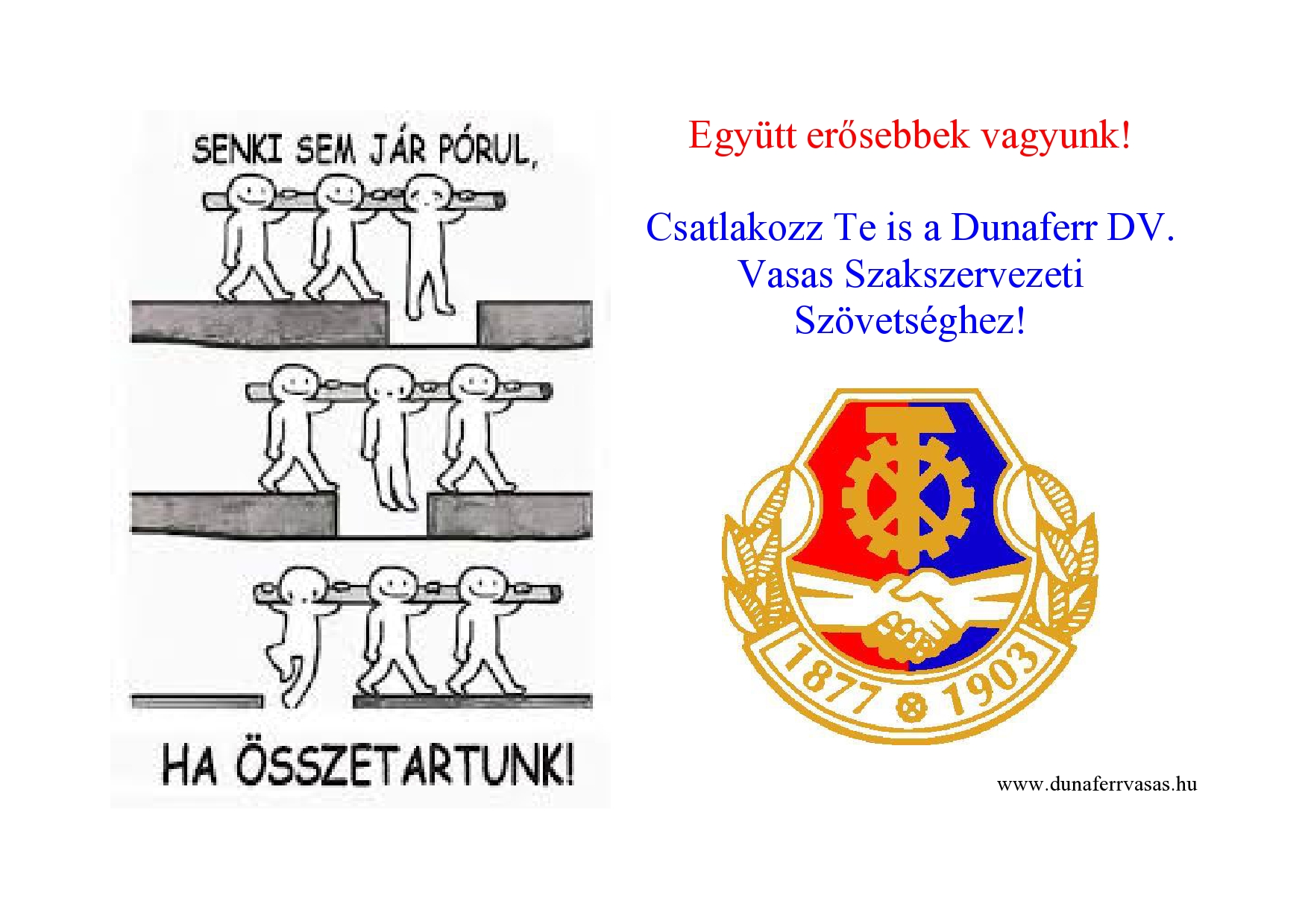 Együtt erősebbek vagyunk!